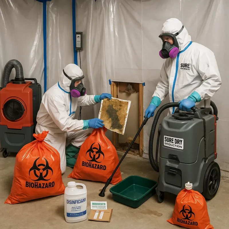Contaminated Water Handling Protocols process in Jefferson County, OK